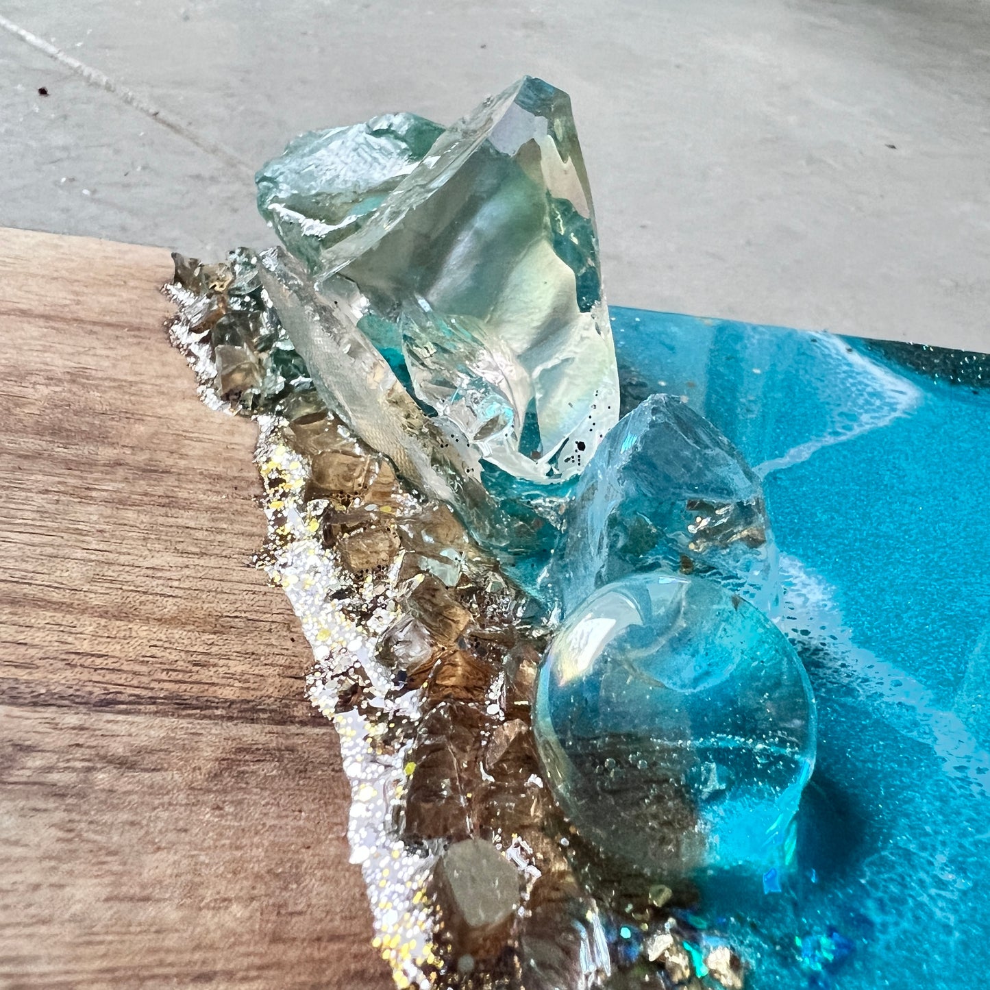 Beach Glass Acacia Charcuterie