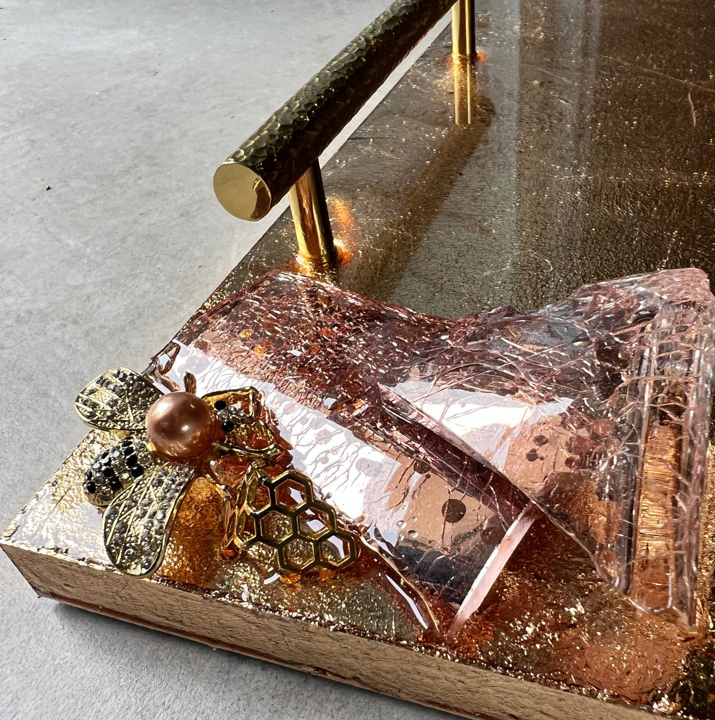 Golden & Pink Luxe Tray