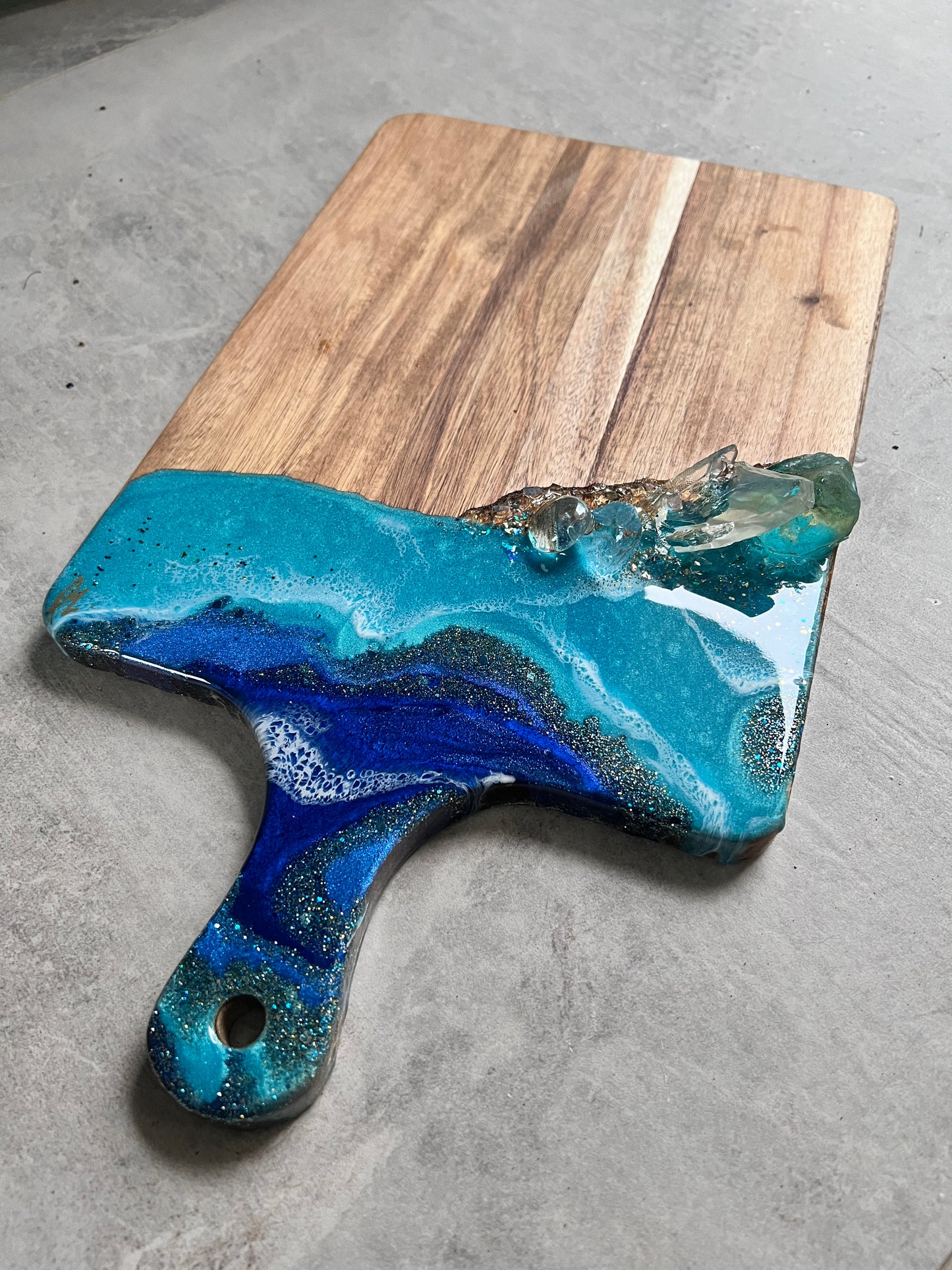 Beach Glass Acacia Charcuterie