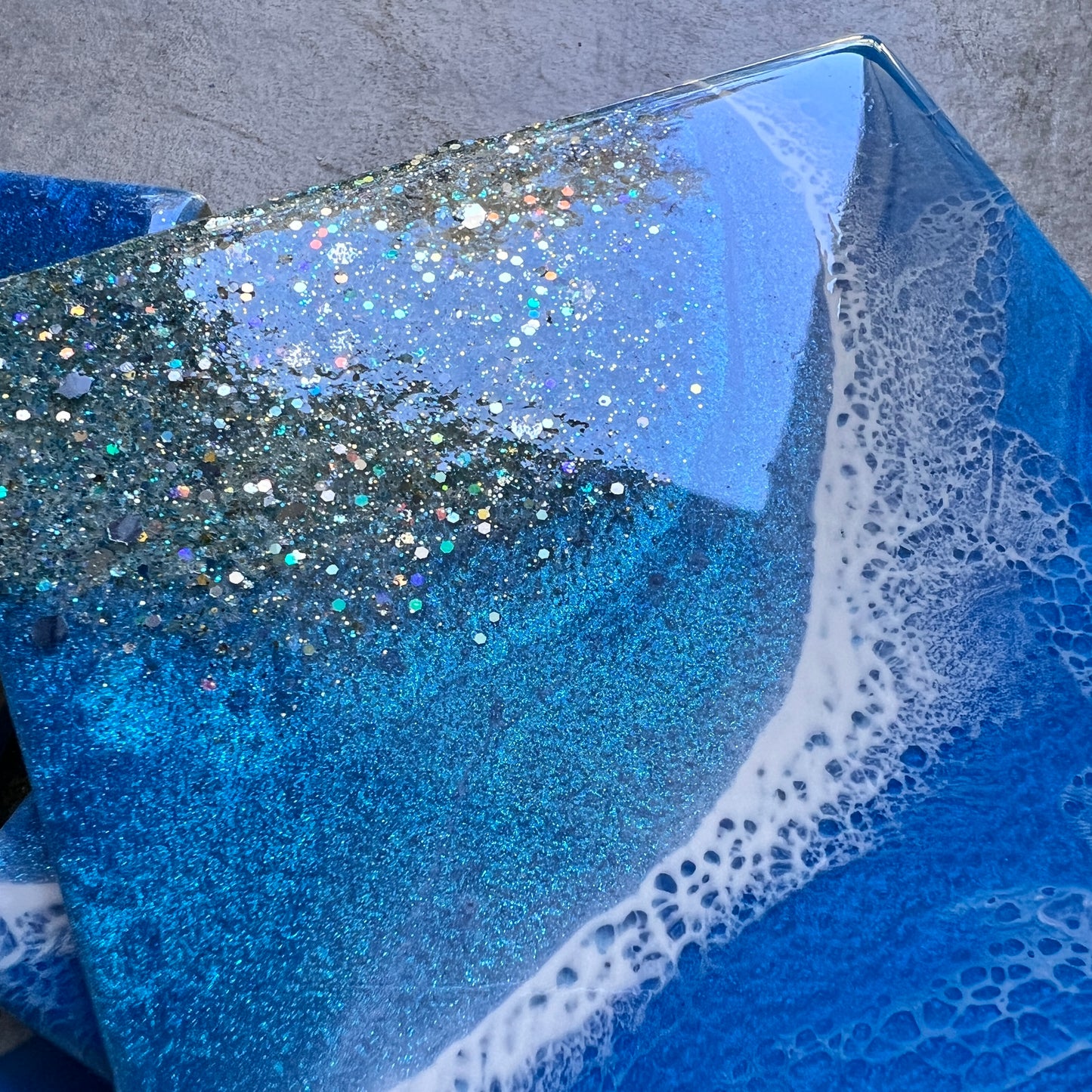 Waves and Sparkle Coaster Set