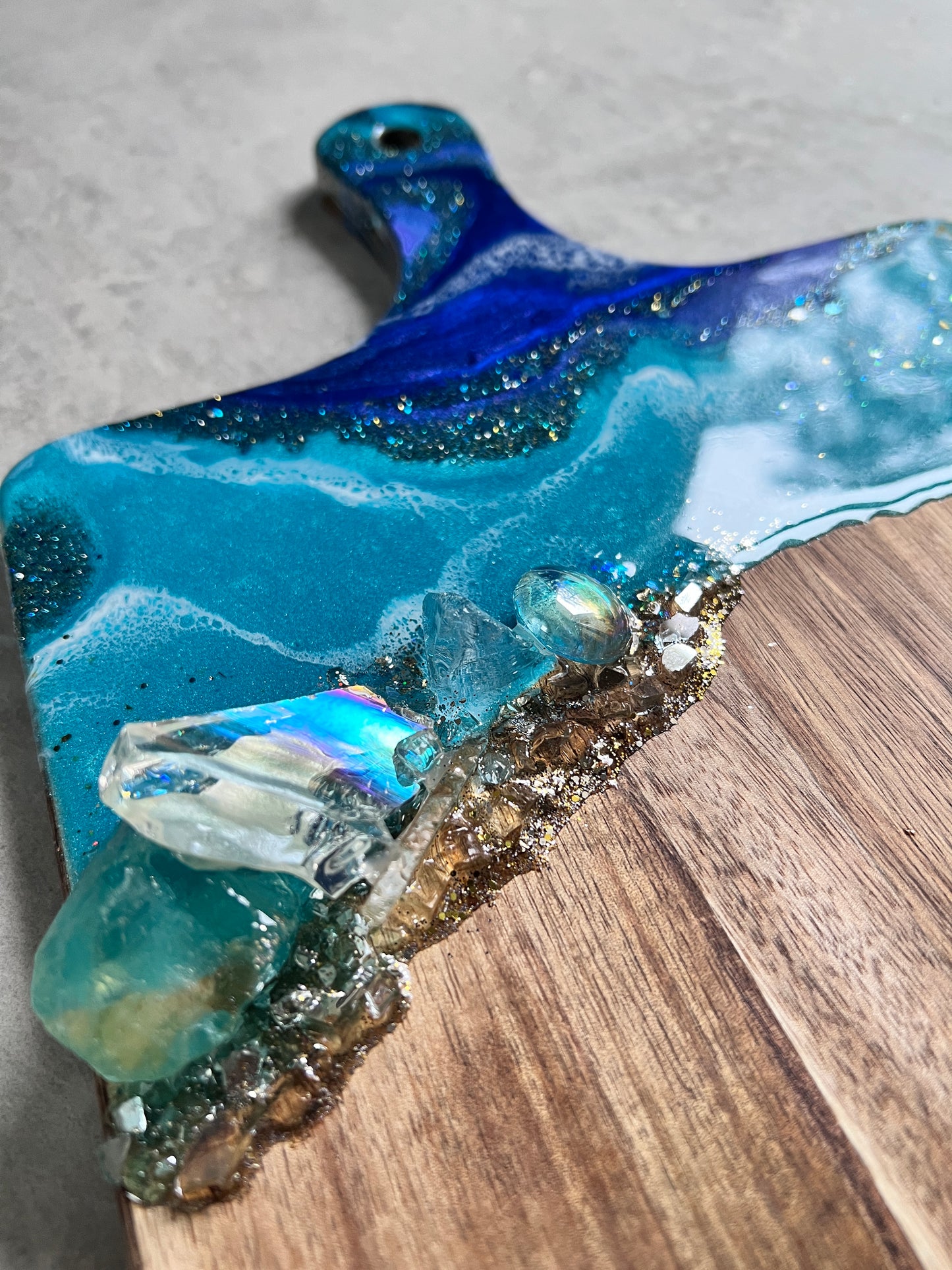 Beach Glass Acacia Charcuterie