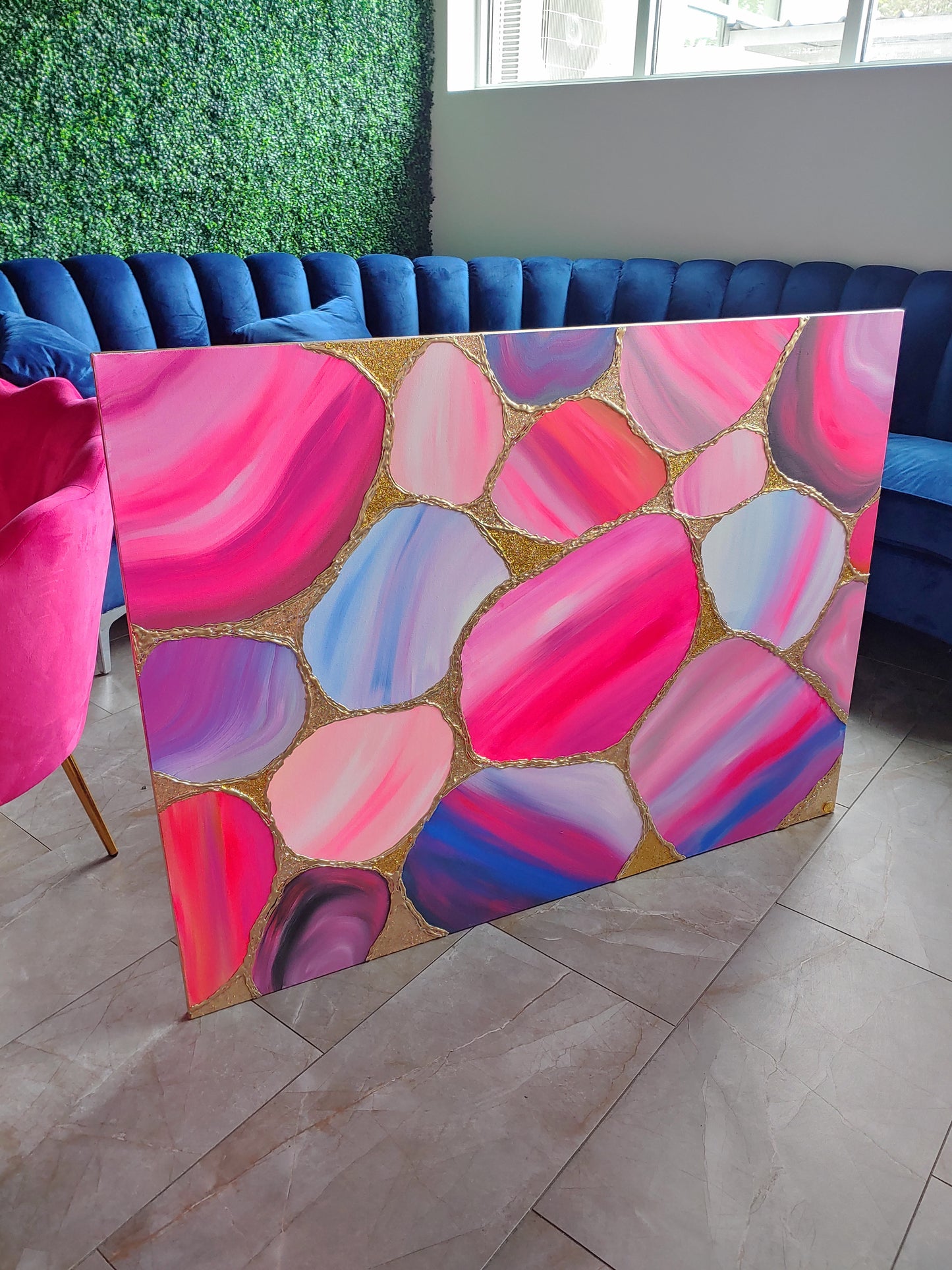 Big Pink Energy 36x48