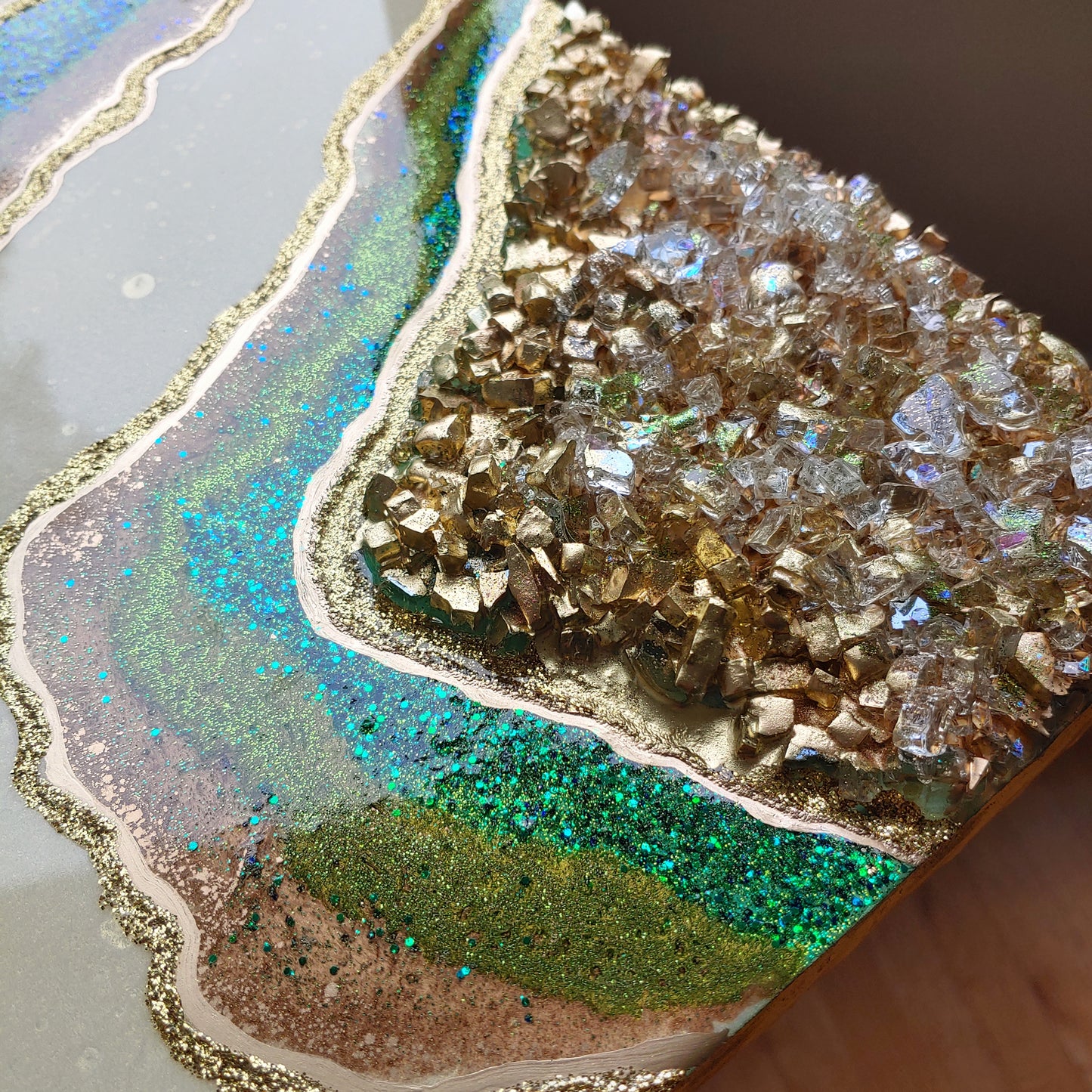 Amazon resin glass art