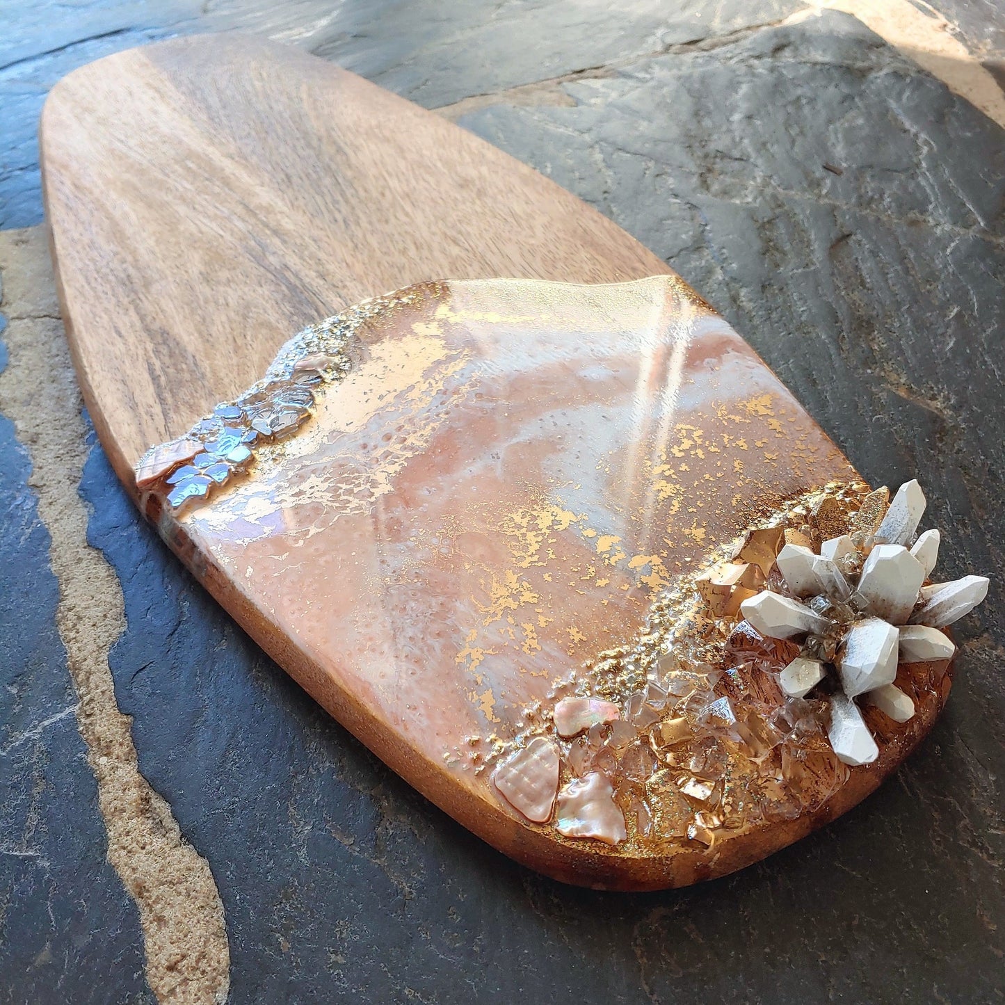Mango Wood Blush Pink Cheeseboard!