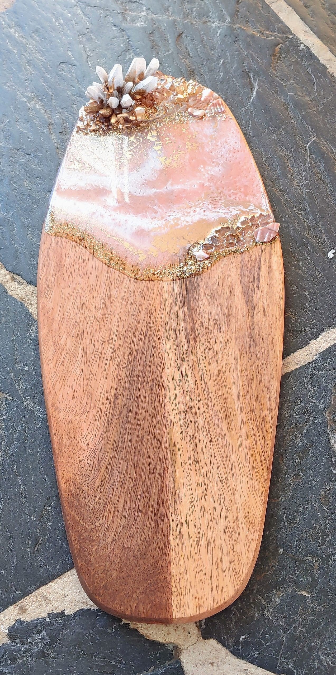 Mango Wood Blush Pink Cheeseboard!