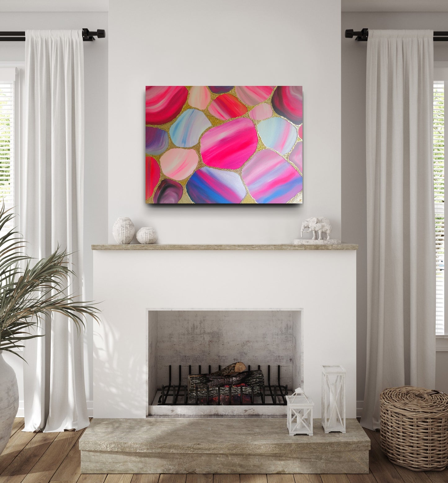 Big Pink Energy 36x48
