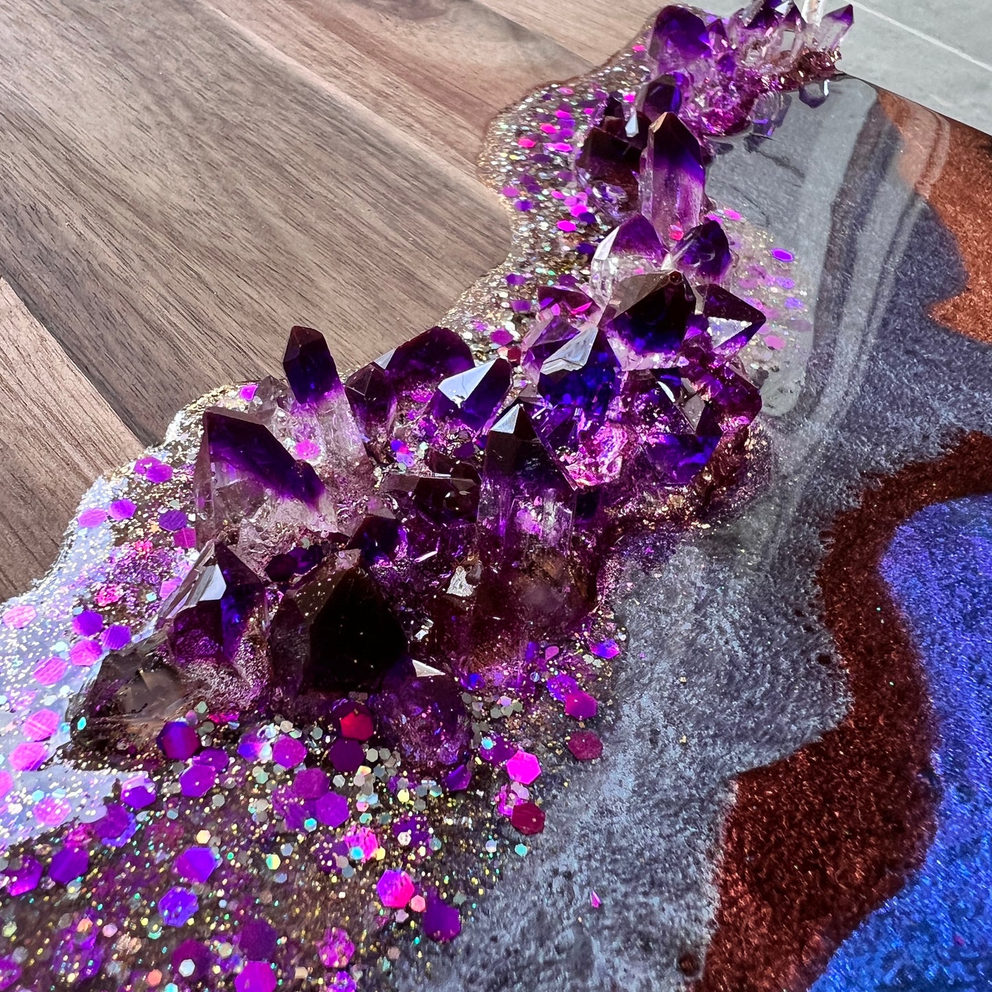 Amethyst Inspired Charcuterie Board