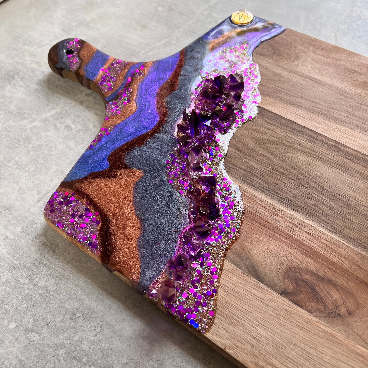 Amethyst Inspired Charcuterie Board
