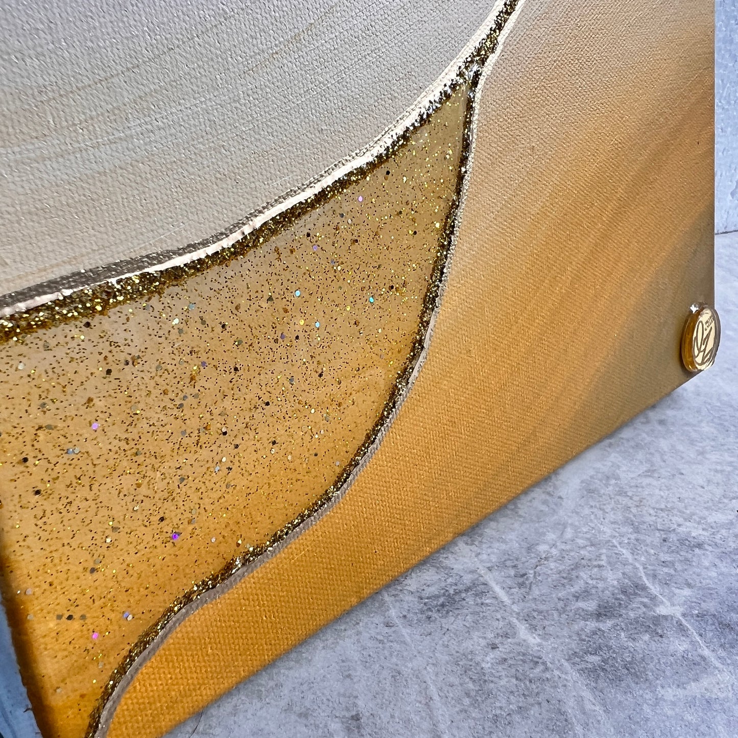 Honey Yellow Medium Artwork with Stand