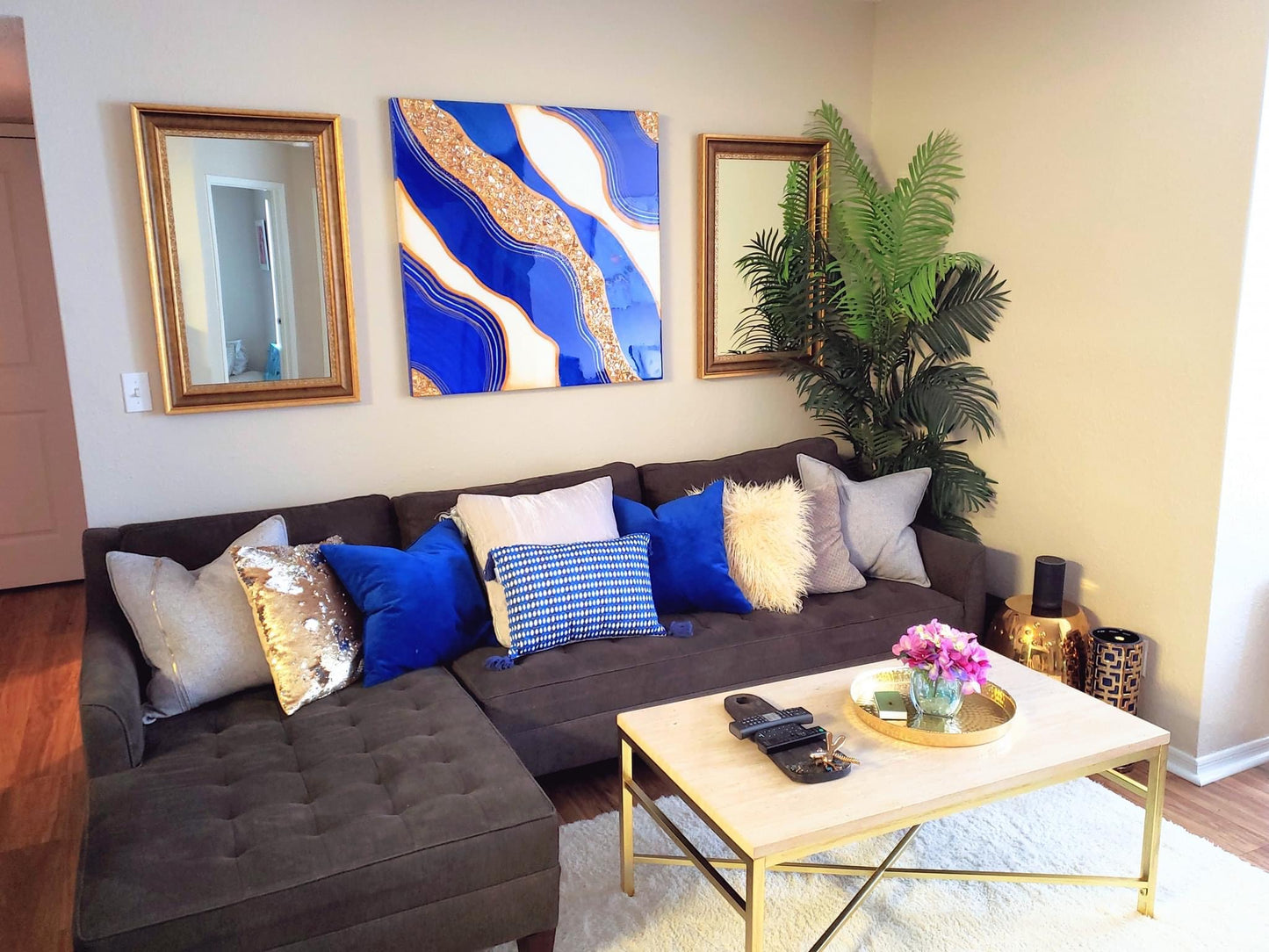 Blue Gatsby 36x36