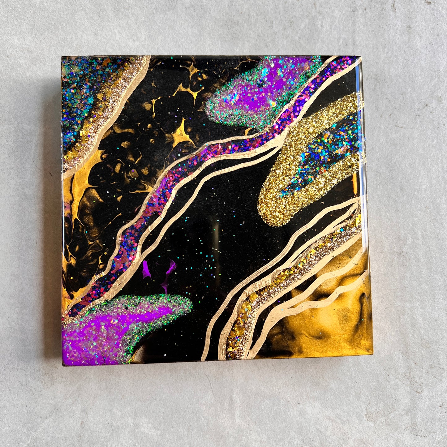 Bourbon Street Mini Artwork with Stand