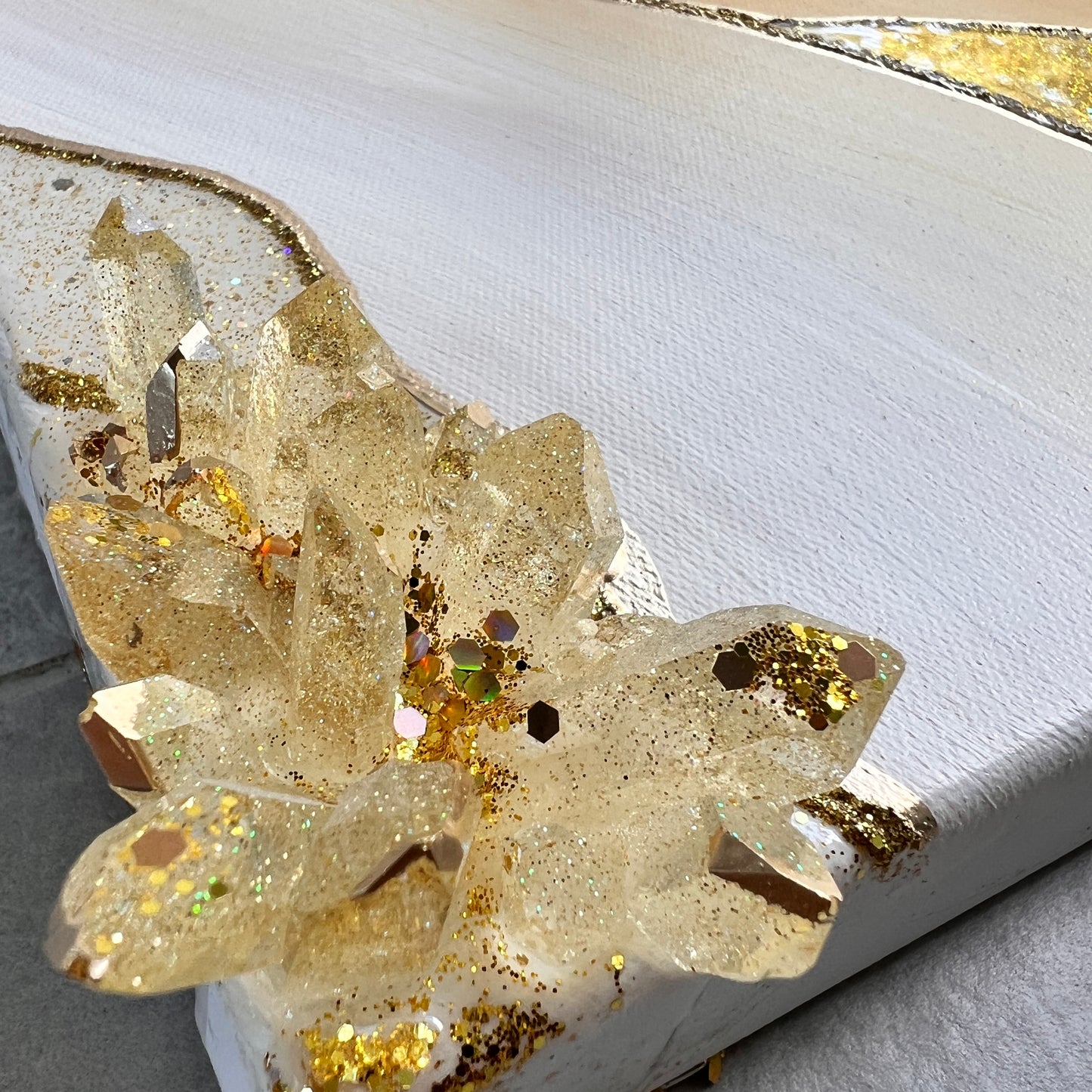 Honey Yellow Medium Artwork with Stand