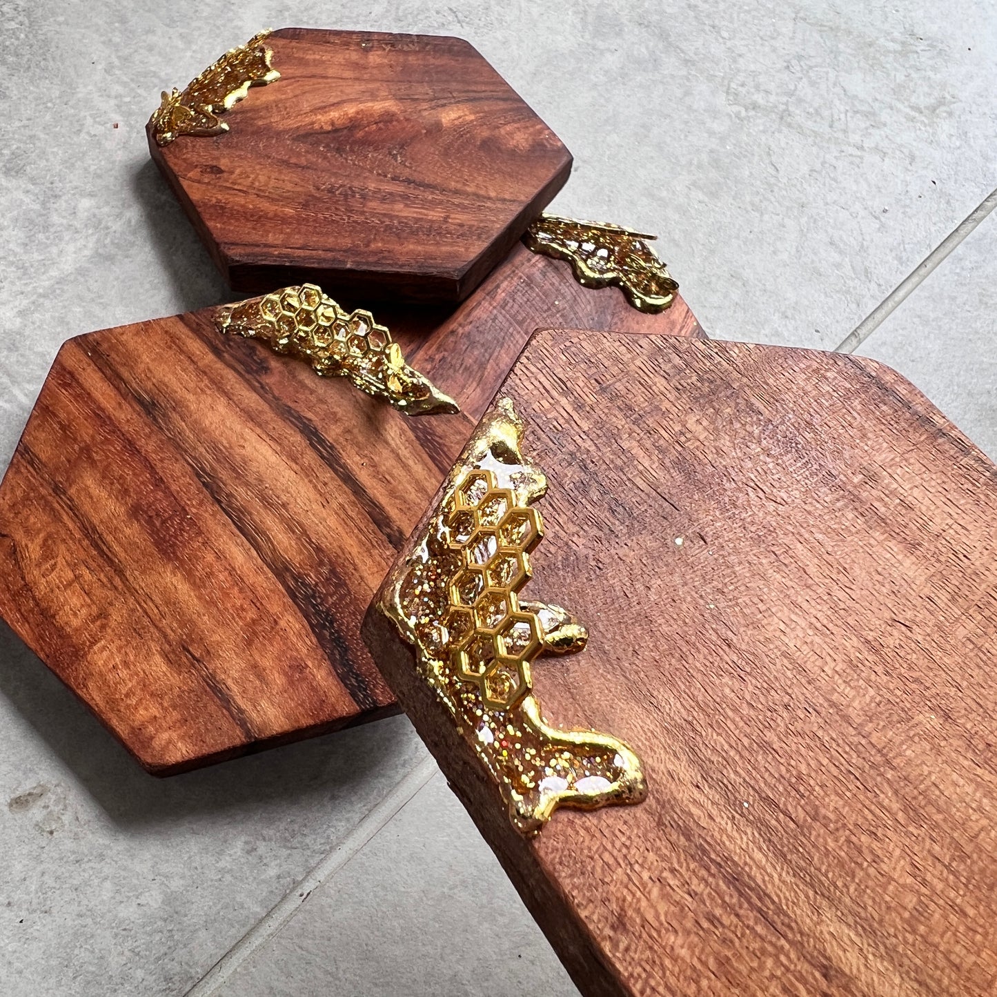All The Buzz Cheeseboard & Coaster Set