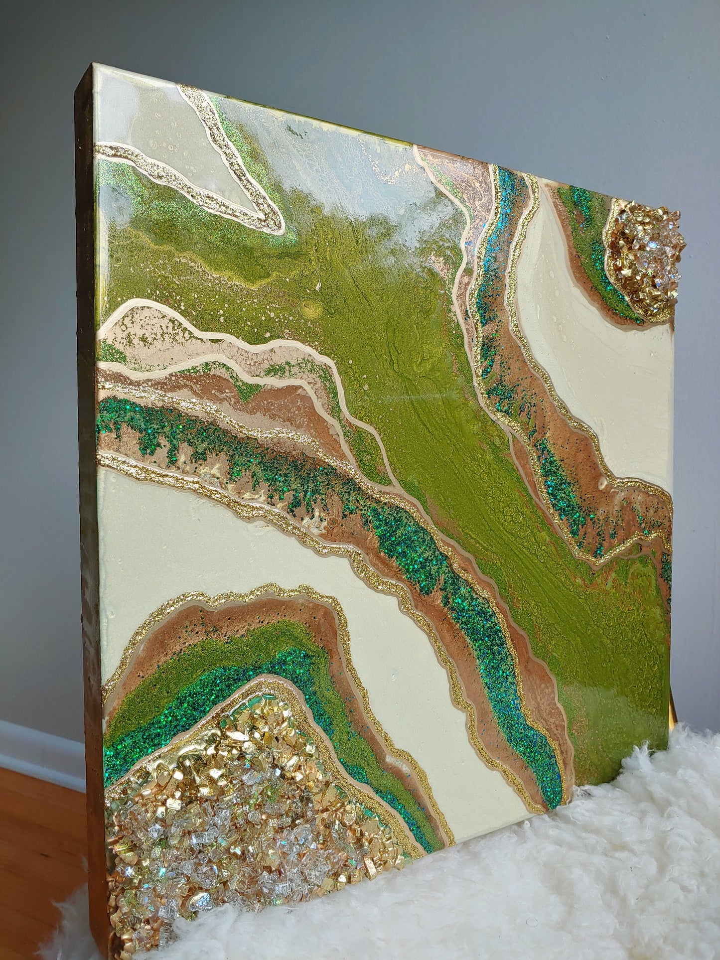 Amazon resin glass art