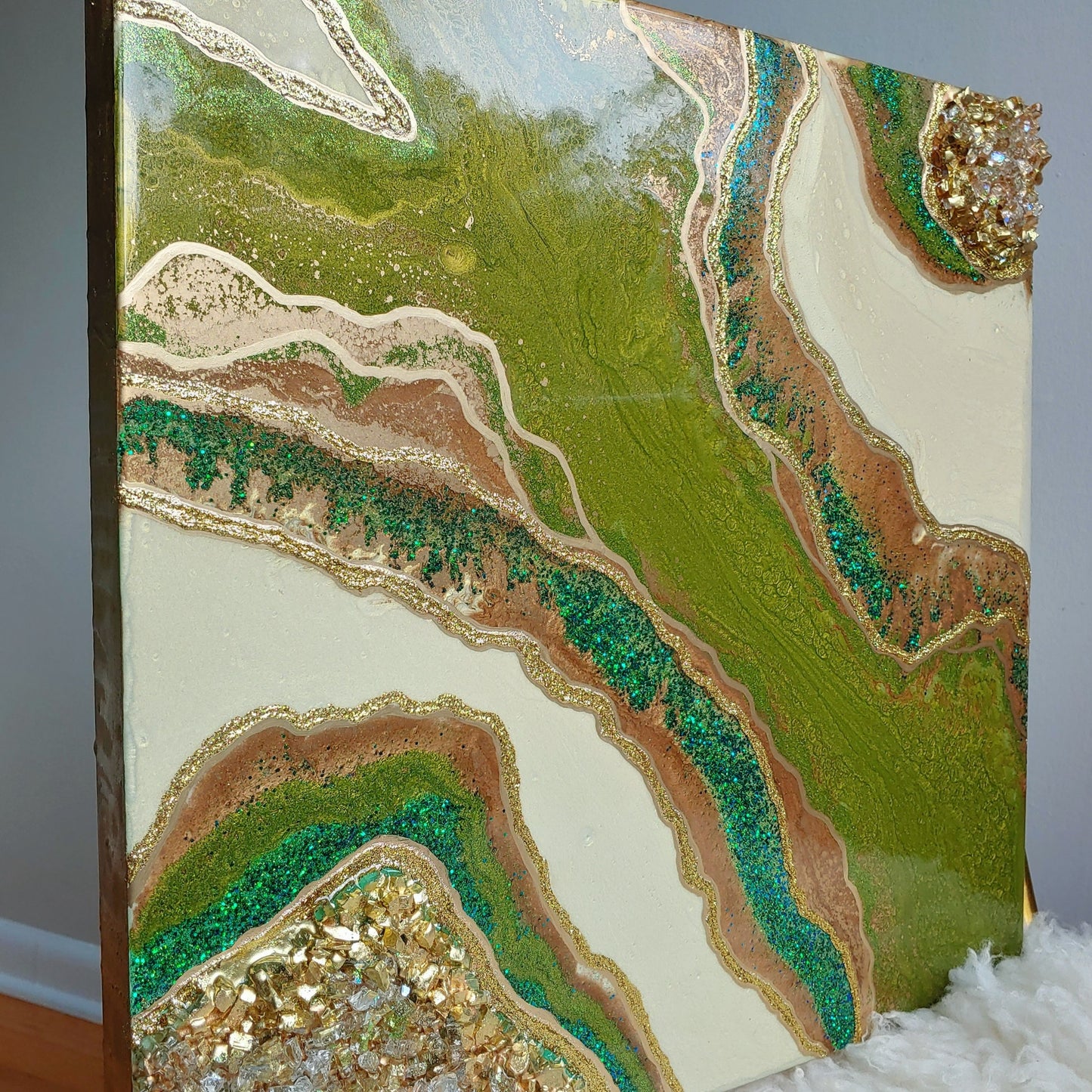Amazon resin glass art