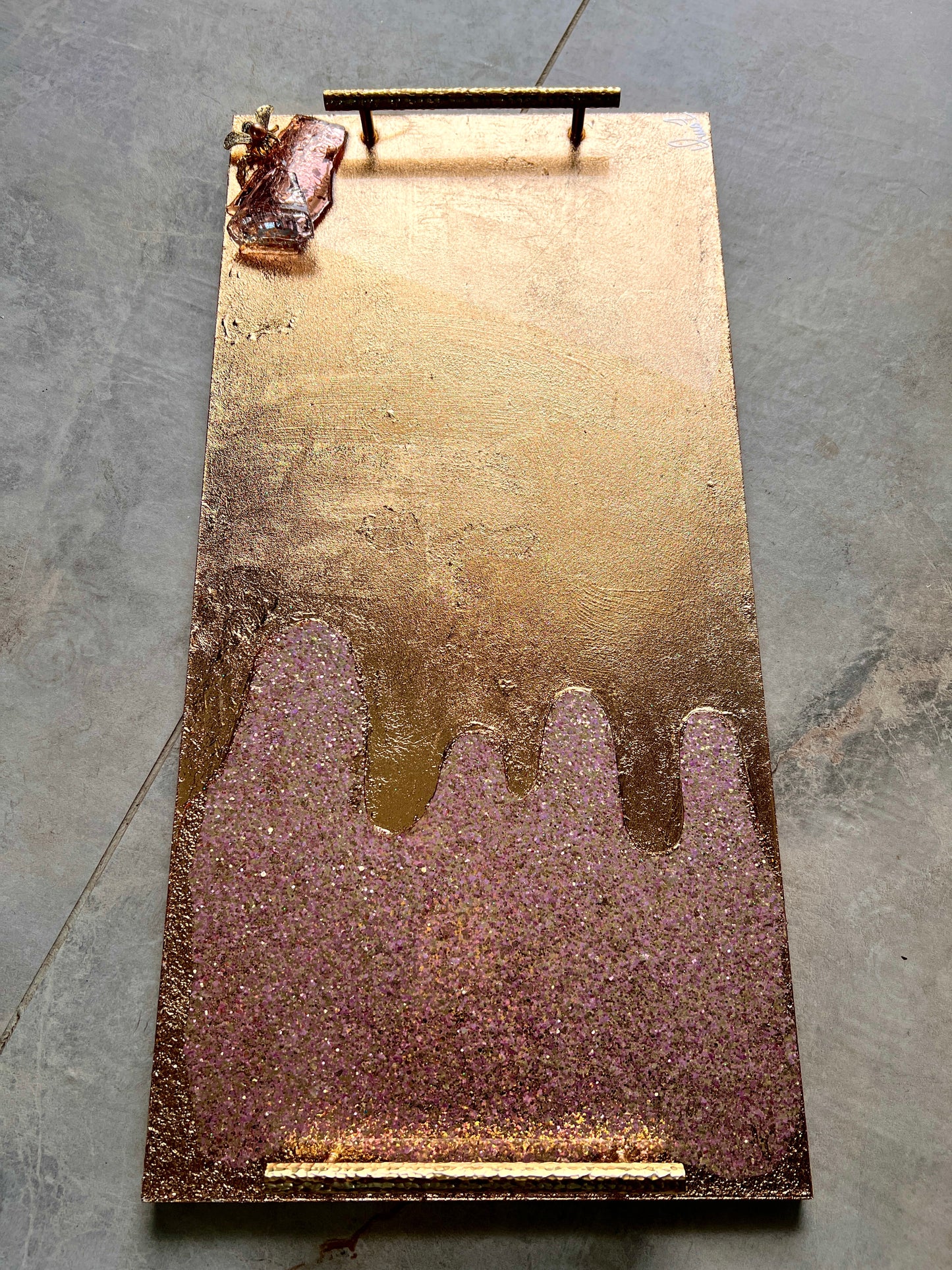 Golden & Pink Luxe Tray