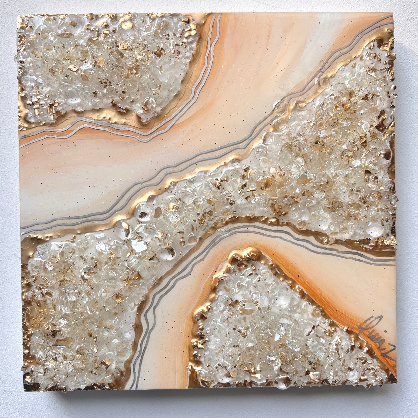 The Shoreline of Sunlit Gems 8x8