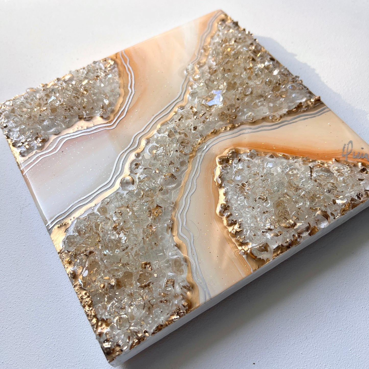 The Shoreline of Sunlit Gems 8x8