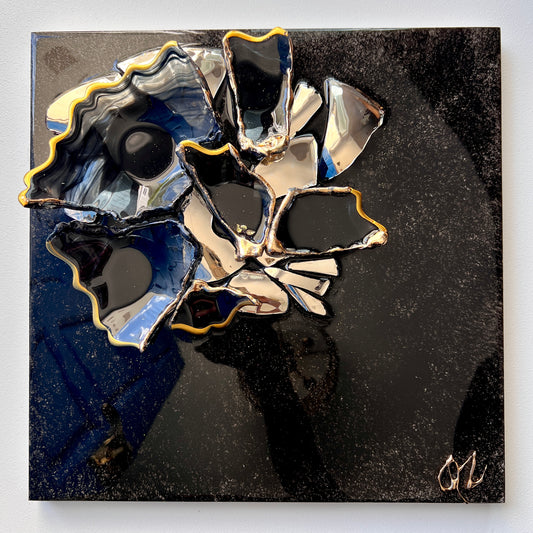 Pools of Black 12x12