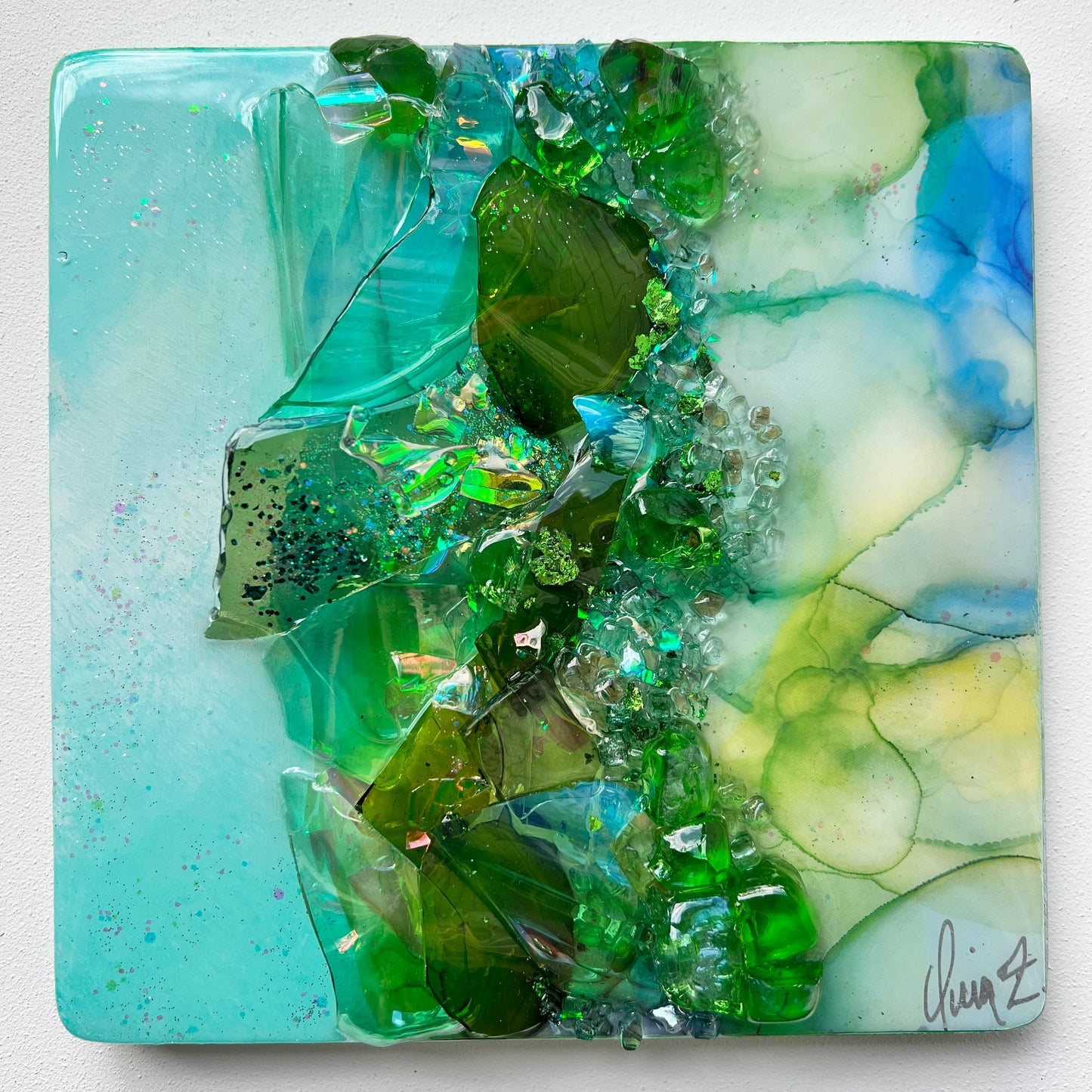 Whispers of Evergreen Tide 8x8