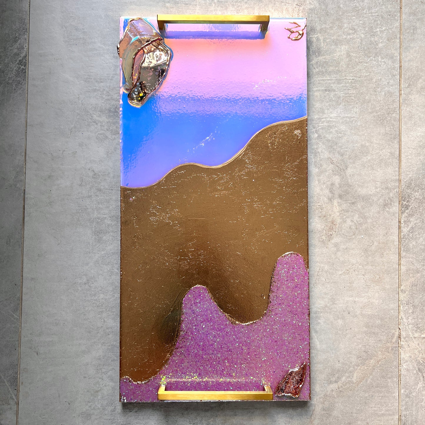 Color Shift Gold Luxe Tray