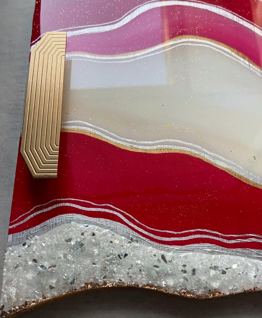 Crimson & Cream Luxe Tray
