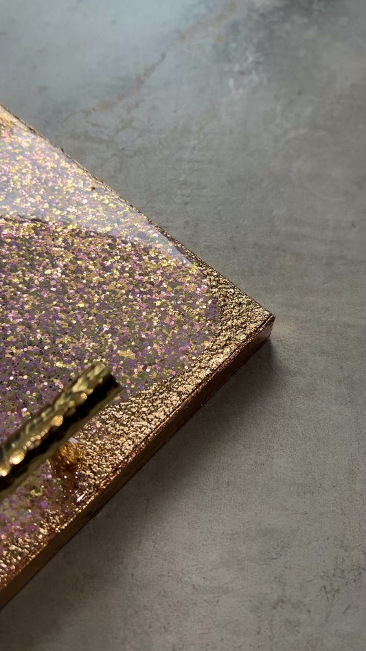 Golden & Pink Luxe Tray