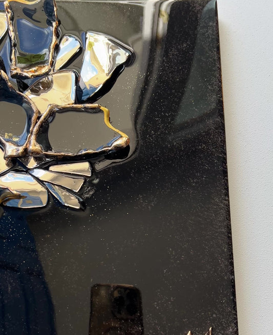 Pools of Black 12x12