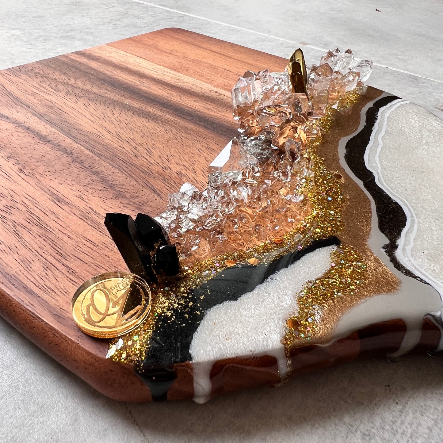 Oh So Charming Charcuterie Board with Coasters